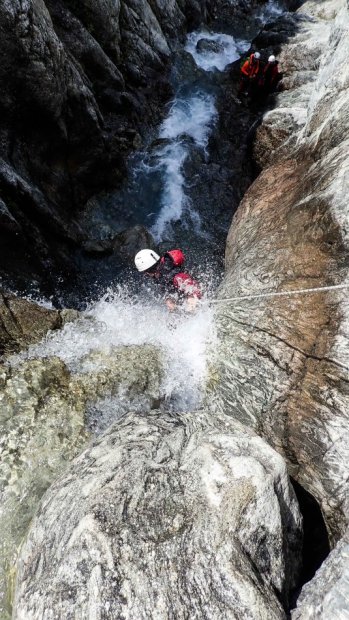 Stage canyoning hautes alpes baumette