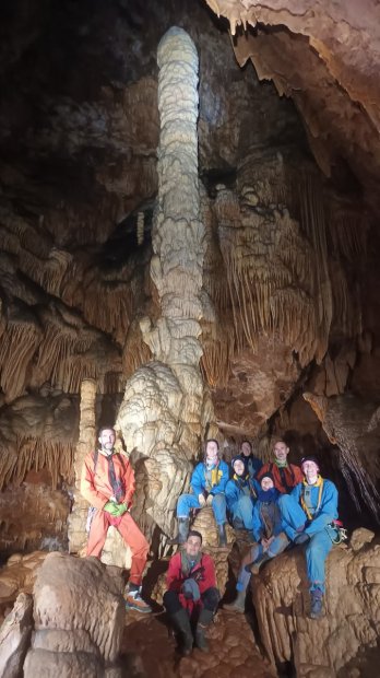 club de speleologues dans le gard