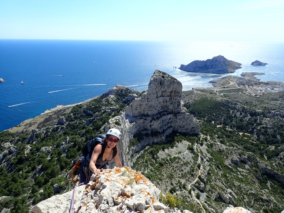 escalade dans les calanques