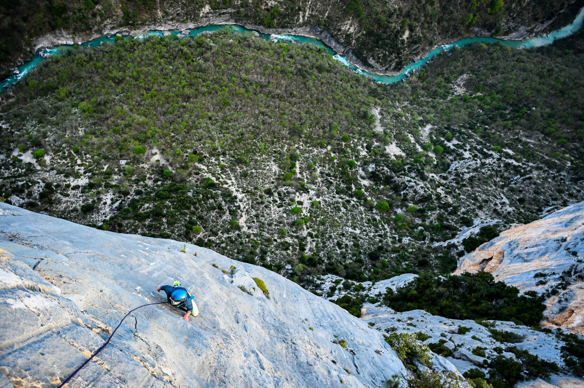 Stage escalade grande voie gorges du Verdon