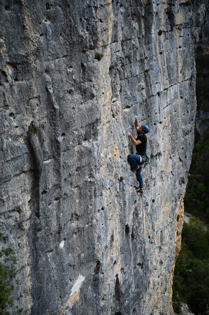 Escalade couennes gorges du Verdon